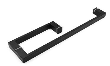 Ручка полотенцесушитель 25*10*200*450, черная t625 Bl купить в Краснодаре