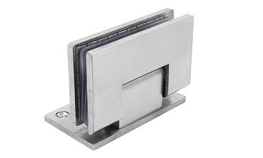 Петля для душевой кабины стена-стекло 90° 90х55 мм шлифованная t305-2 SSS купить в Краснодаре