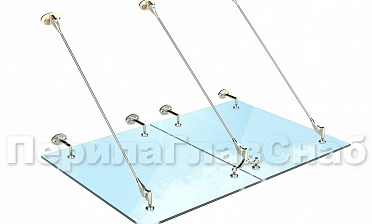 Комплект фурнитуры для козырька 1200х1800 (на вантах/тягах) k671-12-18 купить в Краснодаре Комплект фурнитуры для козырька 1200х1800 (на вантах/тягах) k671-12-18 купить в Краснодаре