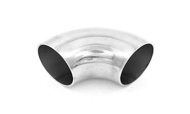 Отвод поручня Ø42.4х90х1.45 мм, 90°, полированный 400 Grit (AISI 201) k346-5 купить в Краснодаре