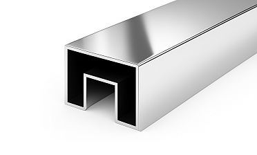 Труба 40х60, с пазом 24х24, полированная, AISI 304 k824-3 купить в Краснодаре
