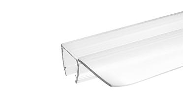 Уплотнитель для стекла 8мм, 90°, стекло-стекло 2,2 м.длина уса 25 мм t215y-8 купить в Краснодаре