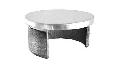 Заглушка для поручня с пазом Ø48.3 мм 4х39 мм шлифованная (AISI 304) k235-2 купить в Краснодаре