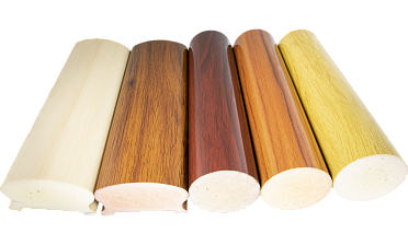 Комплект образцов ПВХ поручня фигурный + текстурный (5 видов) Фk889  купить в Краснодаре