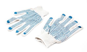 Перчатки х/б, точка Ф-0809 купить в Краснодаре Перчатки х/б, точка Ф-0809 купить в Краснодаре