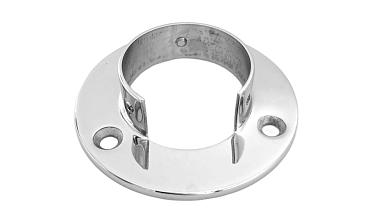 Фланец настенный, для Ø48.3мм, под 3 самореза 4.8мм, литой, полированный, AISI 304, k238 купить в Краснодаре