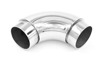 Отвод поручня под Ø42.4х1.5 мм, 90°, литой, полированный, с вставками (AISI 201) k383-3 купить в Краснодаре