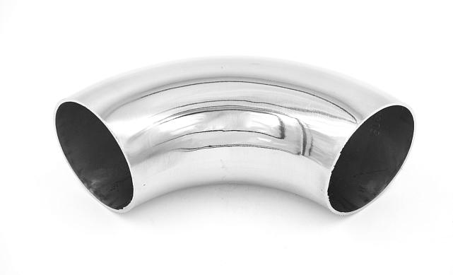 Отвод поручня под сварку удлиненный Ø50.8х1.5 мм, 400 Grit, (AISI 304) k021-3