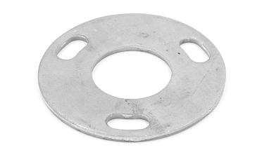 Фланец стойки 38/80 х 5 (4,3) х AISI 304 #200 3 отв х М10 х 20 k116-38-4 купить в Краснодаре