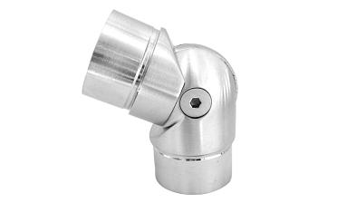 Поворот литой, внутренний, шарнирный, под Ø50.8х1.5 мм, шлифованный, AISI 304 Фk011-6 купить в Краснодаре