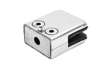 Стеклодержатель штампованный, под стекло 10 мм (5+5 мм), на плоскость 40х24х48 полированный (AISI 304) k352-10 купить в Краснодаре