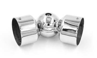 Поворот литой, внешний, регулируемый, "шар", под Ø50.8 мм, полированный AISI 304 k262 купить в Краснодаре Поворот литой, внешний, регулируемый, "шар", под Ø50.8 мм, полированный AISI 304 k262 купить в Краснодаре