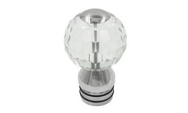 Стеклянный шар, наконечник на стойку Ø50.8 мм, с алюминиевой системой фиксации, прозрачный k248 купить в Краснодаре
