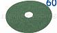 Шлиф круг 'зелень' на фибре Р-60 KLINGSPOR Ф-0839