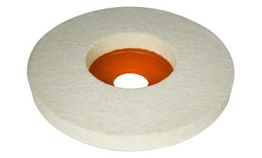 K427-3 войлок белый Ø125х10 мм очищенный, для тонкой полировки 11 000 rpm, Premium k427-3  купить в Краснодаре