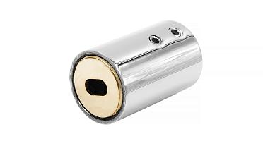 Коннектор стена-труба для трубы 19 мм, без юбки, шлифованный t907-2 SSS купить в Краснодаре