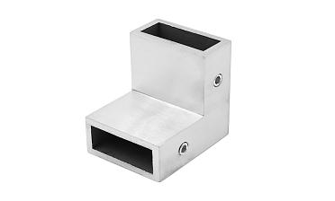 Соединитель труба-труба 90°, для трека 30х10 мм, 90°, AISI 304, шлифованный t460 SSS купить в Краснодаре