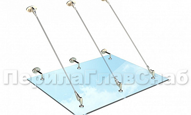 Комплект фурнитуры для козырька 1200х1500 (на вантах/тягах) k671-12-15 купить в Краснодаре Комплект фурнитуры для козырька 1200х1500 (на вантах/тягах) k671-12-15 купить в Краснодаре