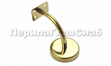 Пристенок с ложементом под плоскость,  сварной с крышкой, полированный, под золото (AISI 201) Фk386-88 купить в Краснодаре