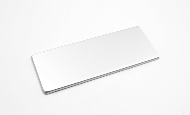 Торцевая заглушка 49х118 мм на зажимной алюминиевый профиль k601-12 