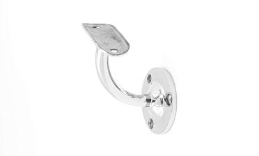 Пристенок с ложементом под Ø50.8 мм, вынос 70х45, Ø60х3 мм, литой, 25х45х2 мм, полированный, (AISI 316) k234-2 купить в Краснодаре