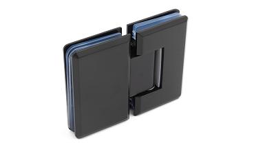 Петля для душевой кабины стекло-стекло 180°, 90*55, цинк, черн. t303 BZn купить в Краснодаре