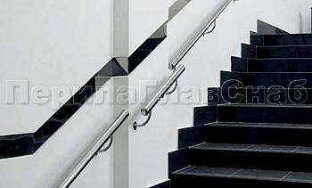 Пристенный поручень из нержавеющей стали 50 мм в Краснодаре. Готовые проекты ПерилаГлавСнаб