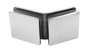 Коннектор для душевой кабины стекло-стекло 135° 45х45 мм латунь-хром t726 PC купить в Краснодаре