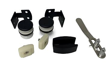 Комплект раздвижной системы на G-профиле, черный t407 BL  купить в Краснодаре Комплект раздвижной системы на G-профиле, черный t407 BL  купить в Краснодаре