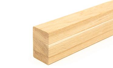 Дубовый поручень 60х40 некрашеный БЕЗ ПАЗА, Премиум Ф-1196 купить в Краснодаре