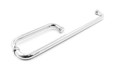 Дверная ручка-скоба 19х450х200 мм, полированная, AISI 304 t626-19 PSS купить в Краснодаре