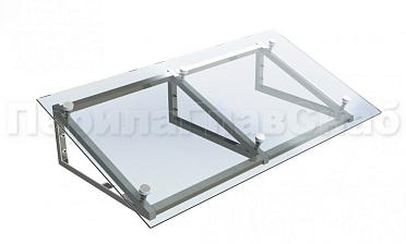 Козырек на треугольном скате на спайдерах купить в Краснодаре