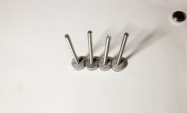 Комплект торцевого крепления несущего стекла, гайка-шайба Ø50х10х18 мм с внутренней резьбой М16(для оцинковки), полированный AISI 304, уценка k277-7-У 2