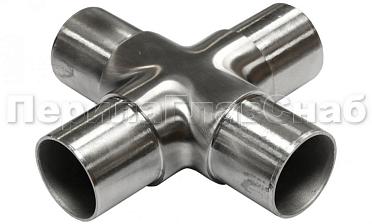 Соединение поручня Ø50.8 мм, крестовина (AISI 304) k361 купить в Краснодаре