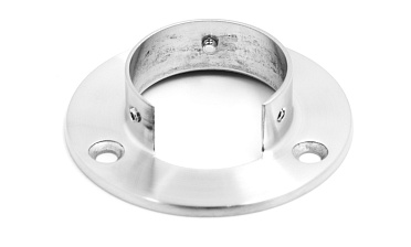 Фланец настенный, для Ø48.3мм, под 3 самореза 4.8мм, литой, шлифованный, AISI304 Фk238-2 купить в Краснодаре Фланец настенный, для Ø48.3мм, под 3 самореза 4.8мм, литой, шлифованный, AISI304 Фk238-2 купить в Краснодаре