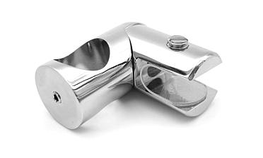 Держатель стекла сквозной боковой, для трубы 19 мм, полированный, t912 PSS купить в Краснодаре