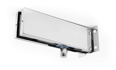 Фитинг на фрамугу с осью и монтажной пластиной, полированный t130 PSS купить в Краснодаре