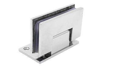 Петля для душевой кабины стена-стекло 90° 90х55 мм полированная t305-2 PSS купить в Краснодаре