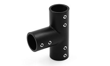 Соединитель-тройник для трубы 19 мм, нержавеющая сталь AISI 304, черная t902 BZn купить в Краснодаре