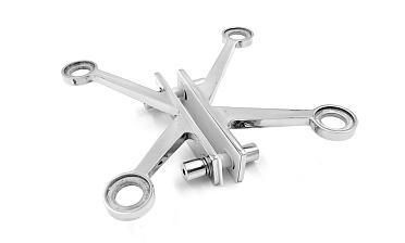 X-спайдер для установки на стеклянное ребро AISI 304 k290-X купить в Краснодаре