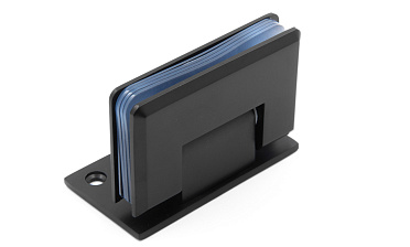 Петля для душевой стена-стекло 90х55 мм, 90°, односторонняя, цинк, черный t305 BZn купить в Краснодаре