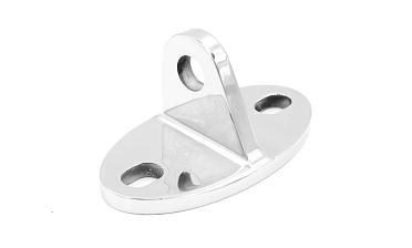 Крепление ванты(тяги) козырька к стене (AISI316), литое, полированное k658-16 купить в Краснодаре