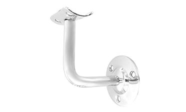 Пристенок с ложементом под Ø38.1 мм, сварной, полированный, (AISI 201) k010-6 купить в Краснодаре