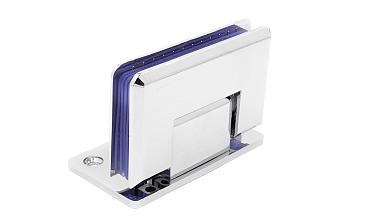 Петля для душевой кабины стена-стекло 90° с односторонним креплением, 90*55, цинк, полированная t305 PZn купить в Краснодаре