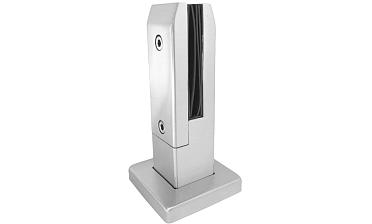 Стеклодержатель литой напольный, плоский 50х50х190 мм, шлифованный (AISI 304) Фk275-2 купить в Краснодаре