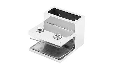 Коннектор торцевой труба-стекло, для трубы 30х10, полированный t467 PSS купить в Краснодаре