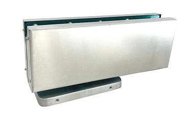 Фитинг нижний со встроенным доводчиком для стеклянной двери до 80 кг, шлифованный t185-2 SSS   купить в Краснодаре