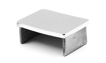 Заглушка для профильной трубы 40х60 мм, полированная, хром (AISI 304) k543 купить в Краснодаре