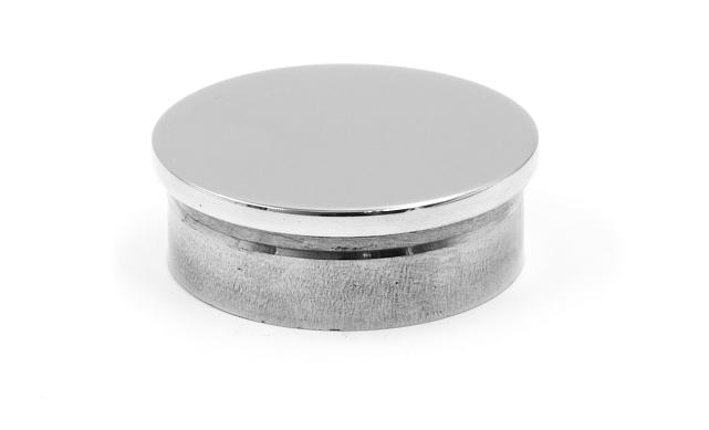 Заглушка для трубы литая плоская Ø50.8 мм (AISI 304) k225