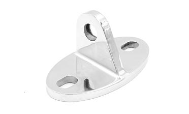 Крепление ванты(тяги) козырька к стене (AISI304), литое, полированное k658 купить в Краснодаре